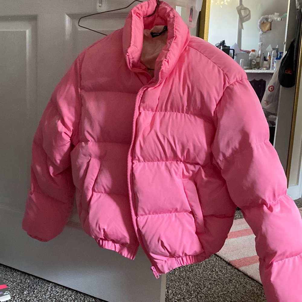 Pink Puffer Jacket